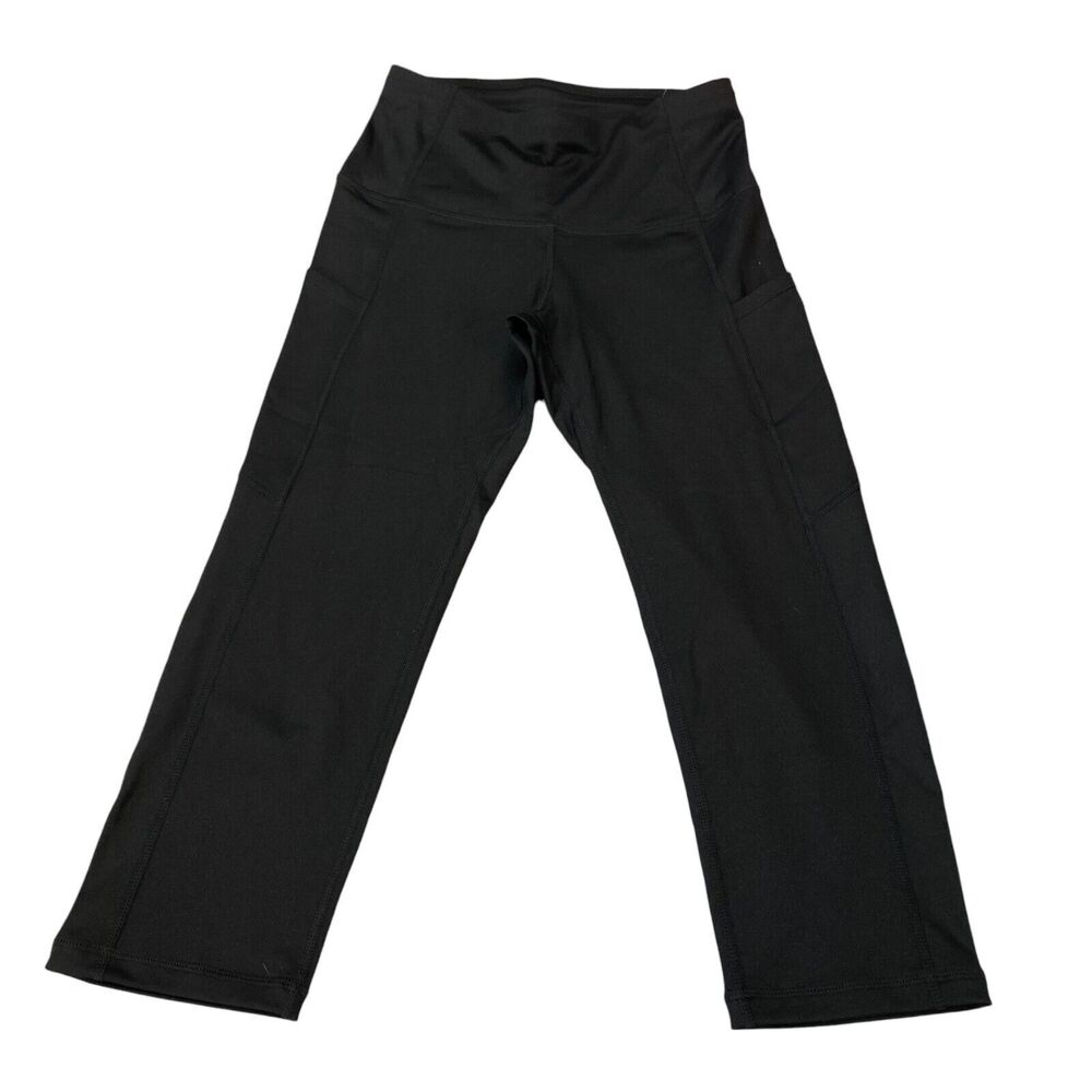 The‎ Gym People Yoga Women XS Small Black Workout Pocket 19" Inseam